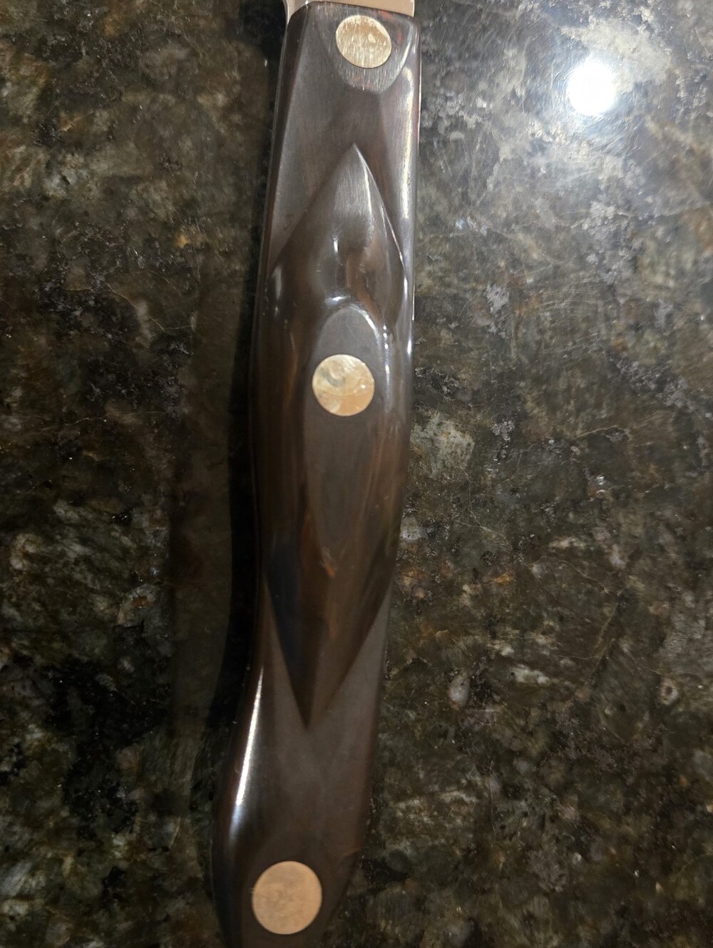 Cutco 1722 Curved Carving Knife – Brown Handle – USA – Pre-Owned - Picture 5 of 15